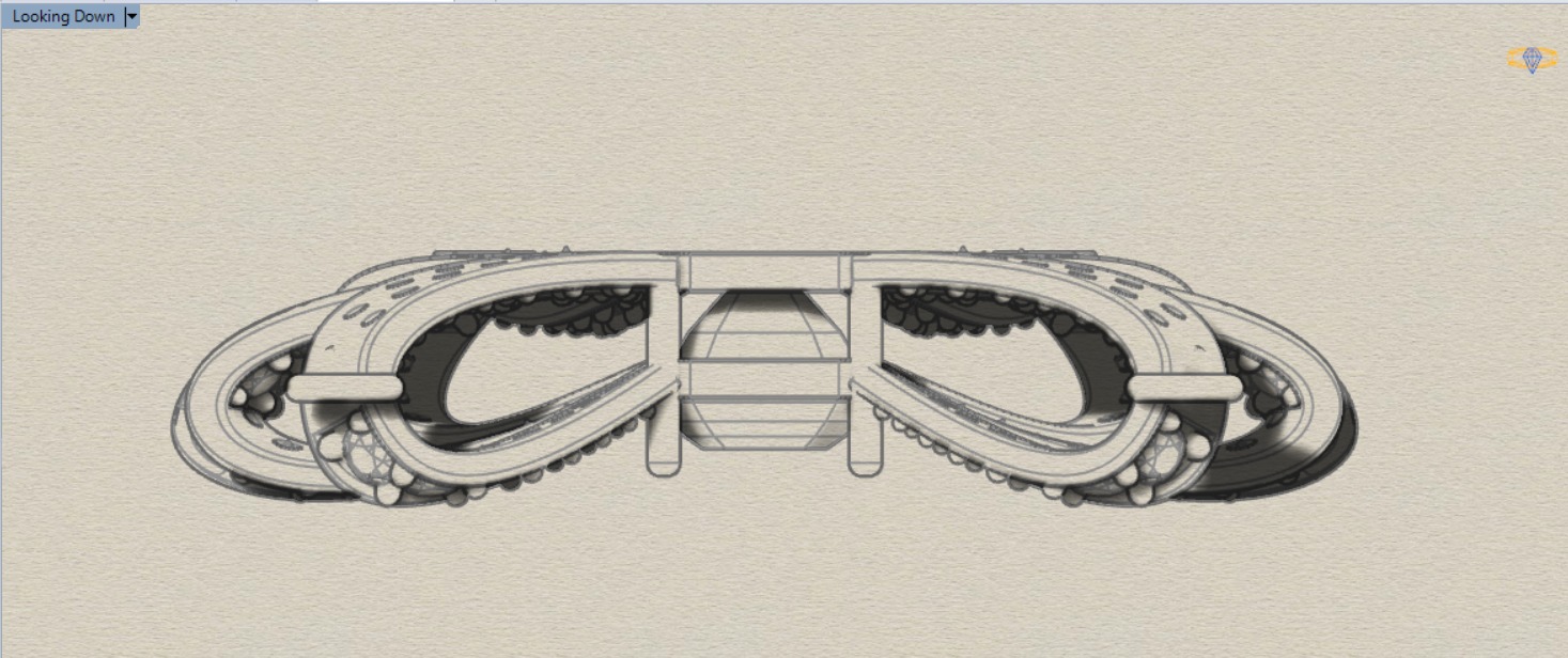 Bow tie pendant jp0004 3D print model_17