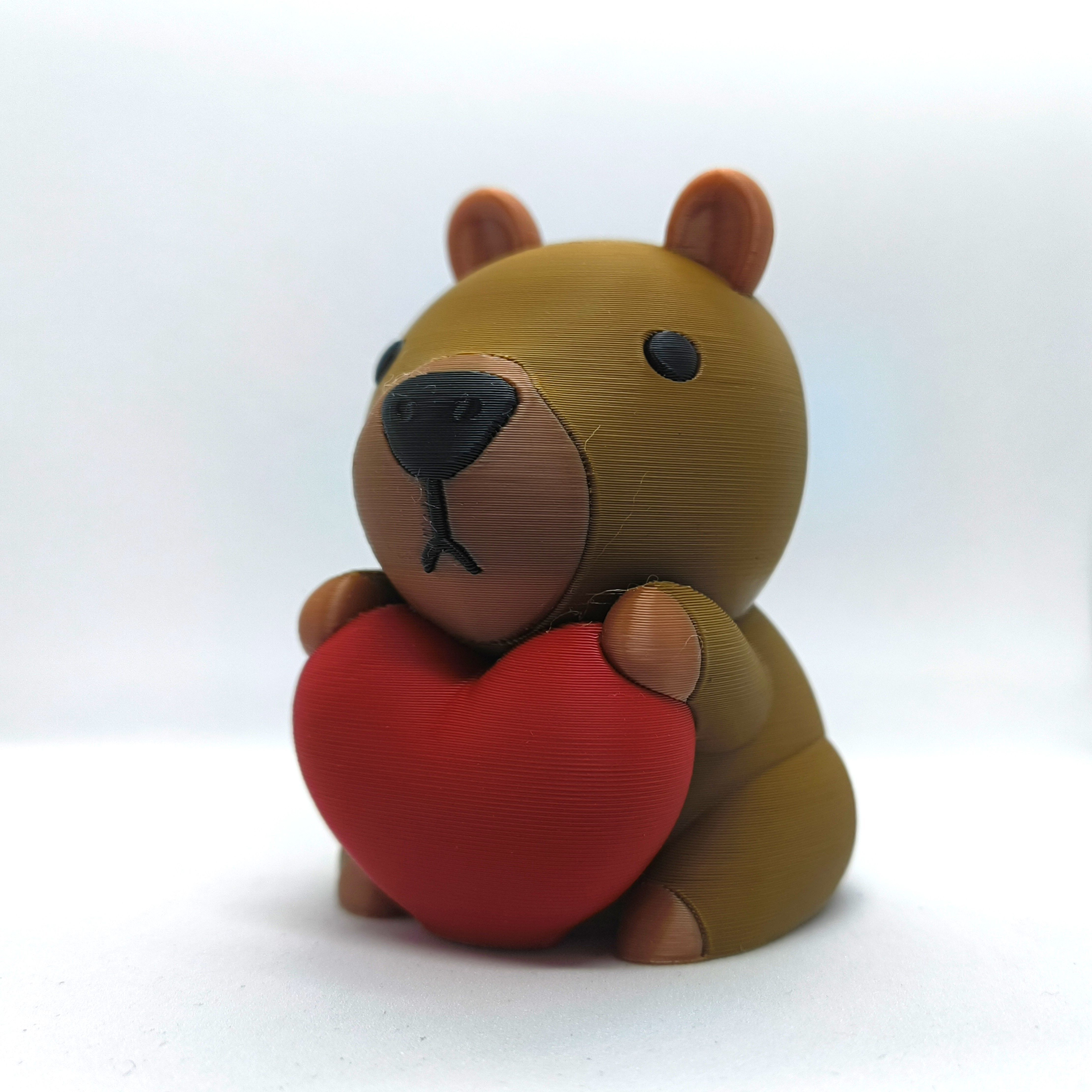 Valentines Special - Kawaii Capybara 3D print model_3