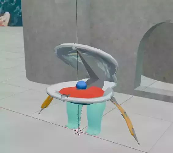 crazylittleshell - shell rigged sand castle include