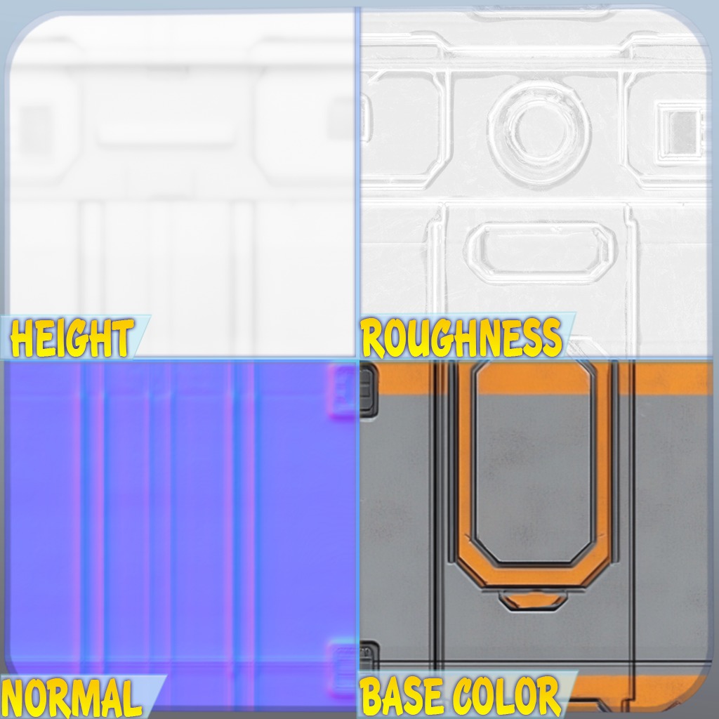 SciFi Seamless Texture Texture_1