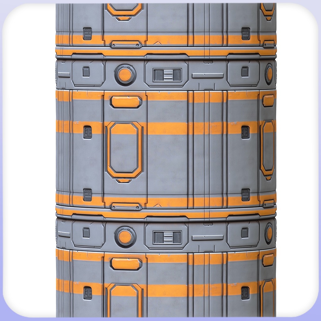 SciFi Seamless Texture Texture_2