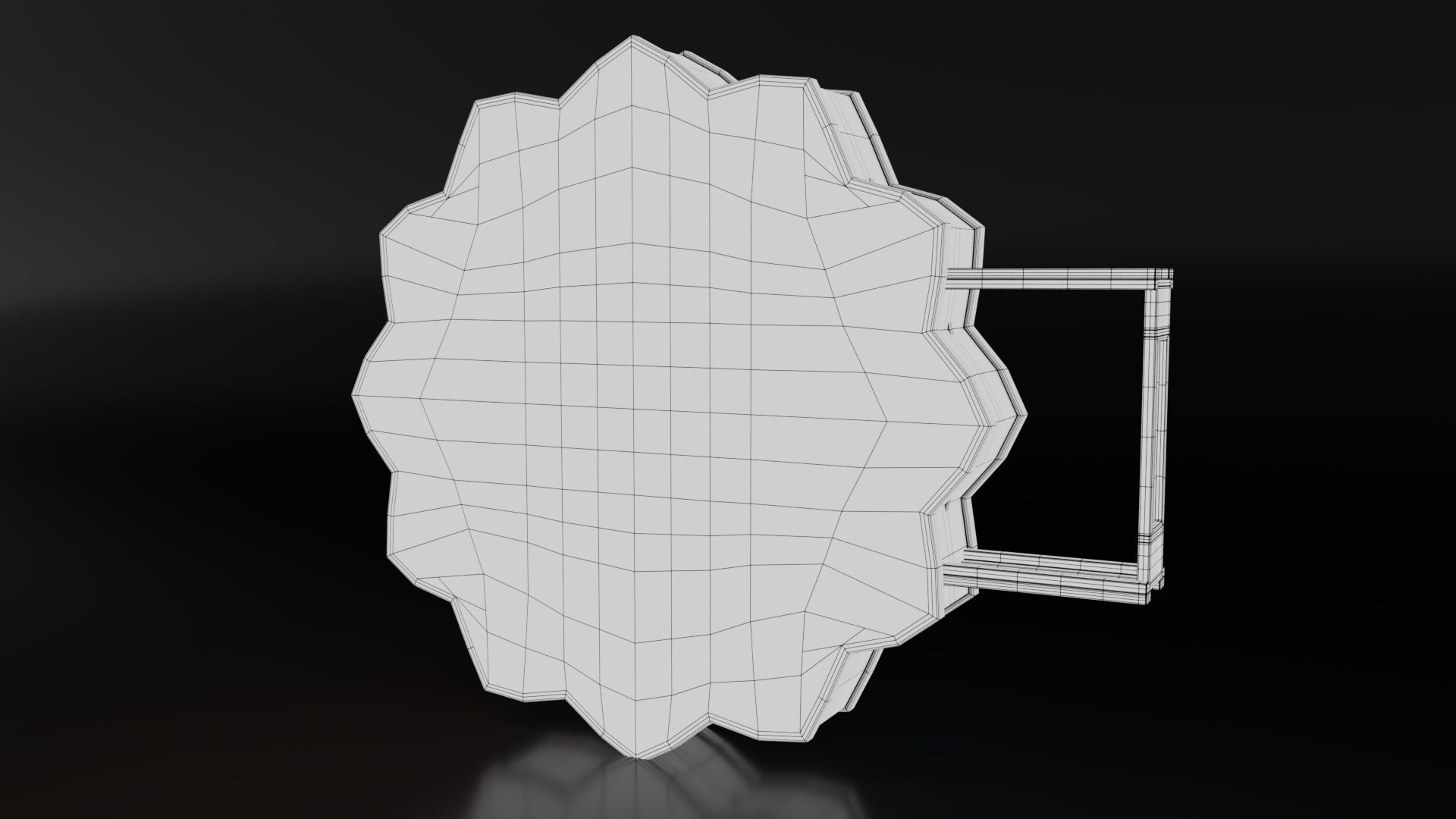 Coffee Shop Signage Low-poly 3D model_5