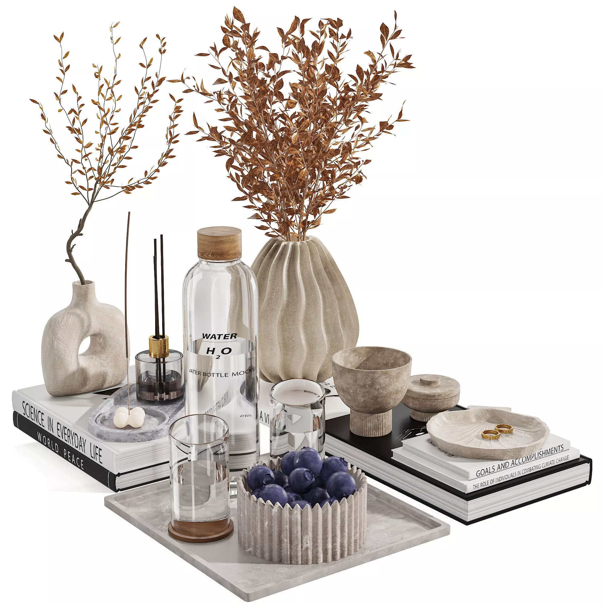 Decorative set 02 3D model
