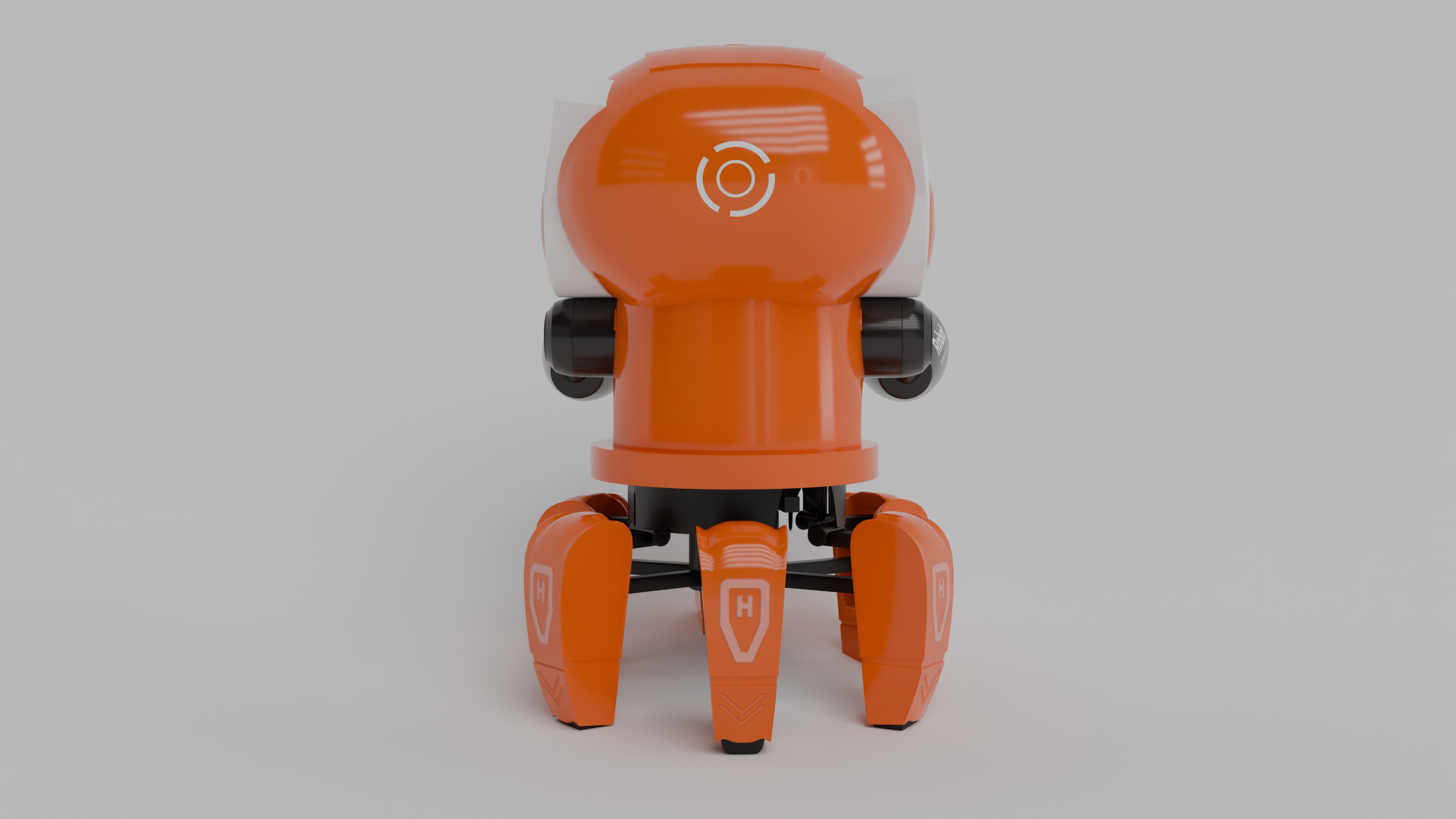 Toyshine Bot Robot warmachine Low-poly 3D model_7