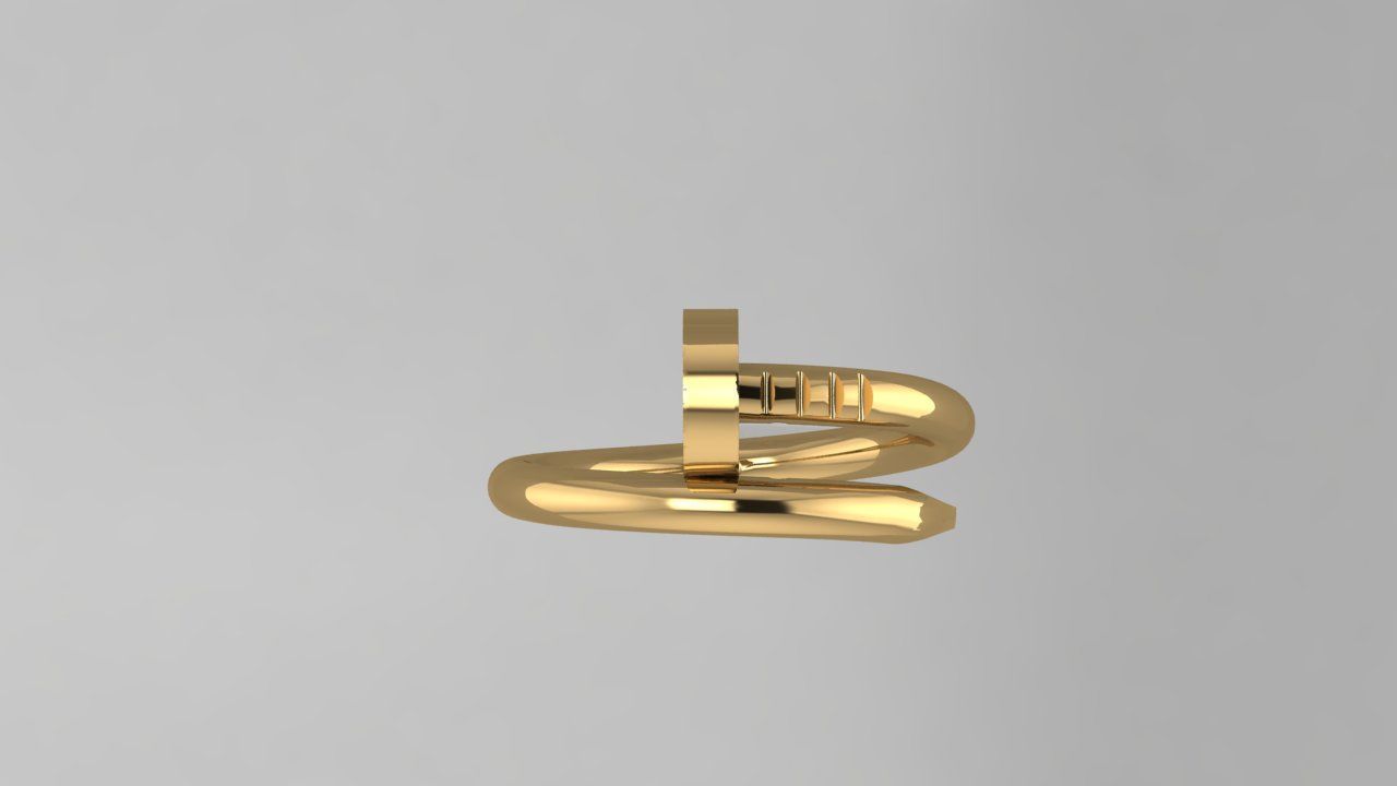 Ring Cartier  3D print model_1