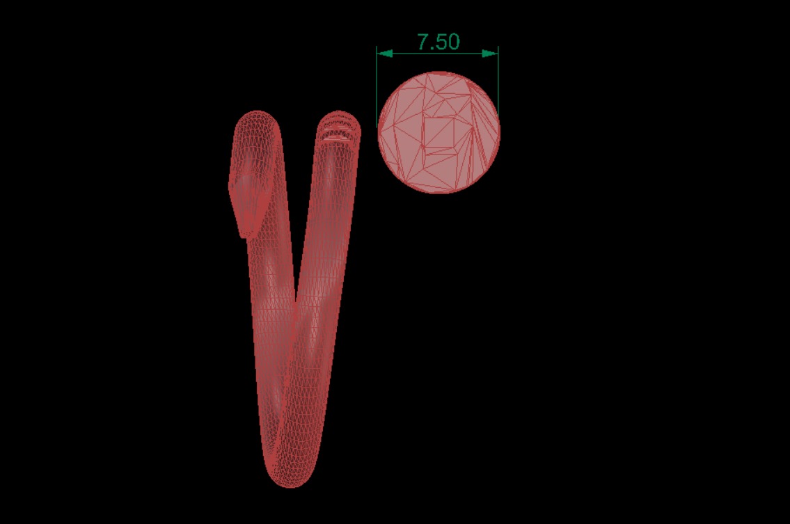 Ring Cartier  3D print model_8