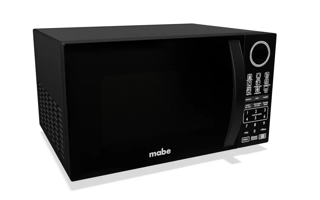 Sleek Digital Microwave Oven 3D model