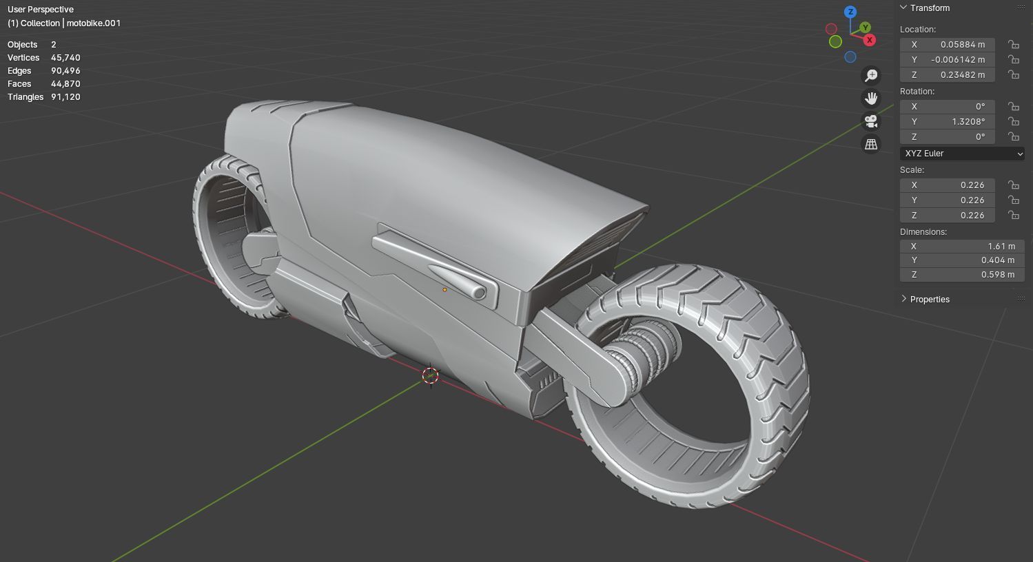 CyberBlade EX-01 3D model for game 3D model_41