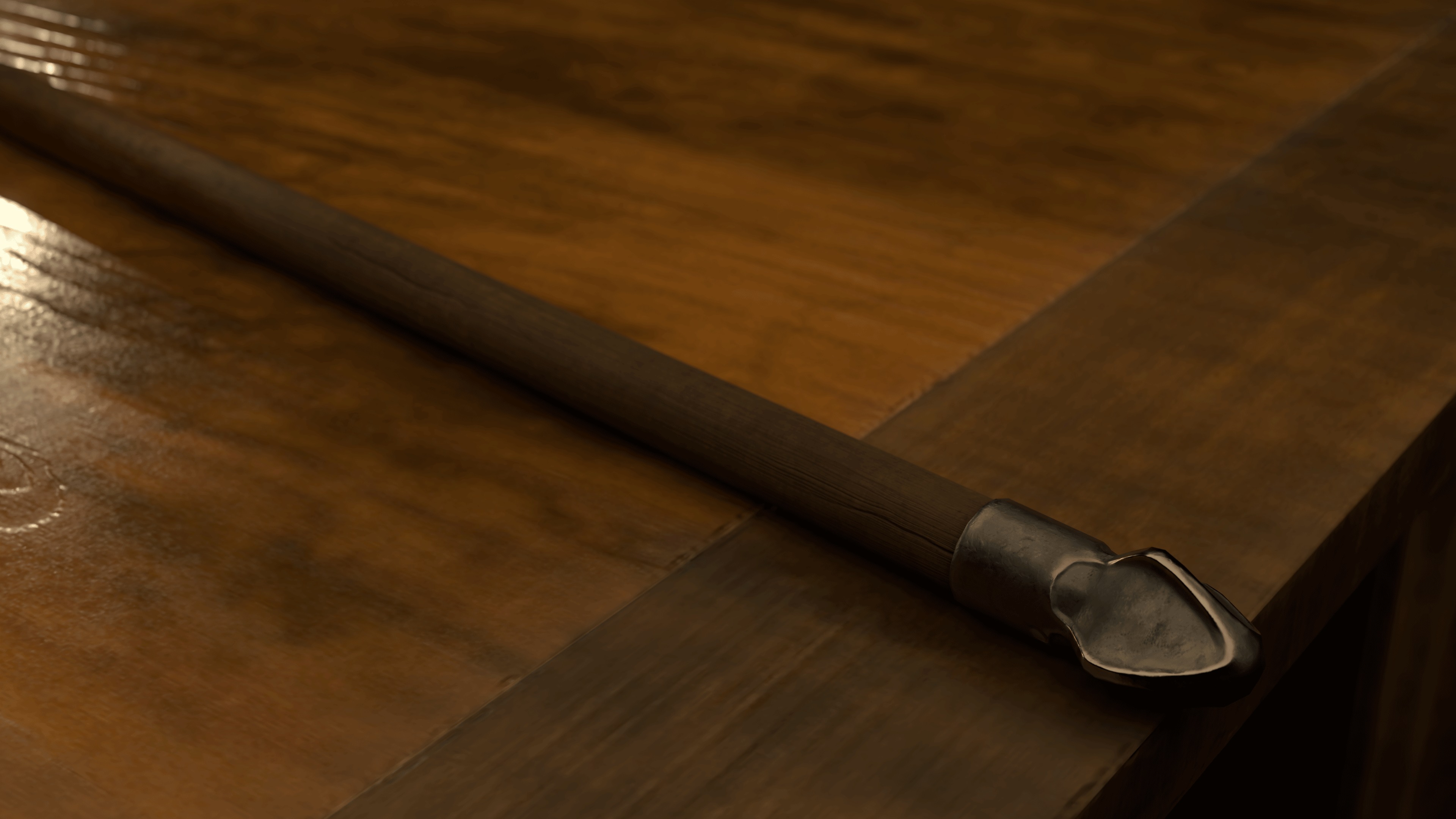 Halberd-Pike-Spear-Pikeaxe Low-poly 3D model_2