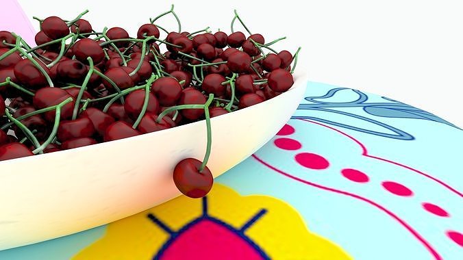 Cherry Time 3D model 2