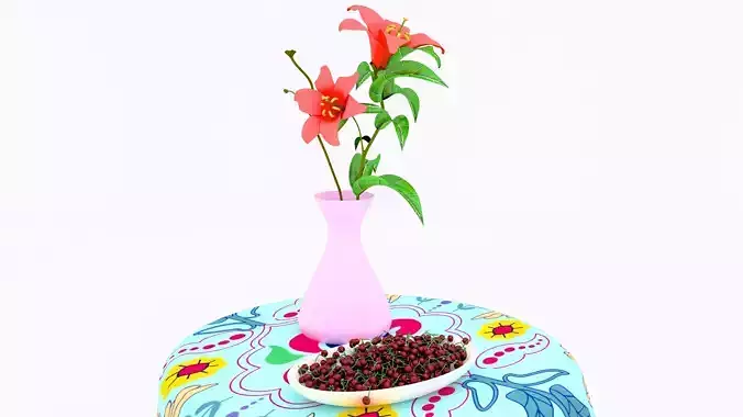 Cherry Time 3D model