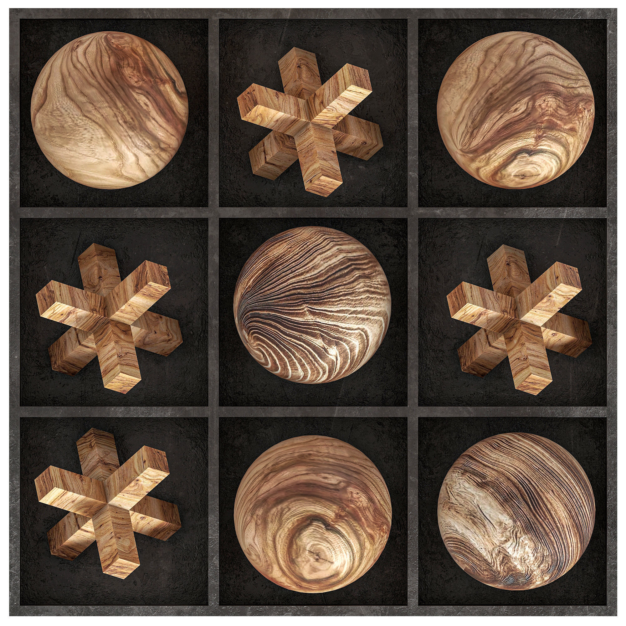 Decorative set 05 3D model_4