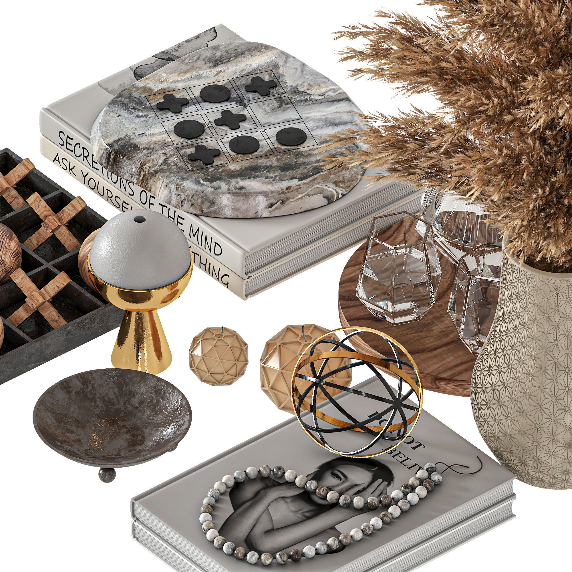 Decorative set 05 3D model_5