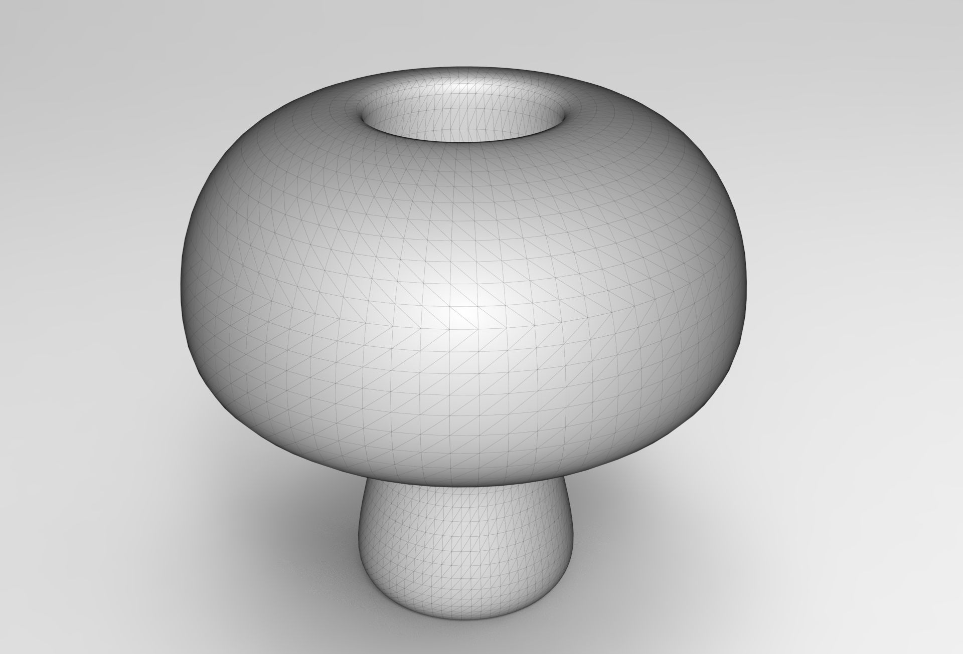 Ololo Plant Pot Low-poly 3D model_5