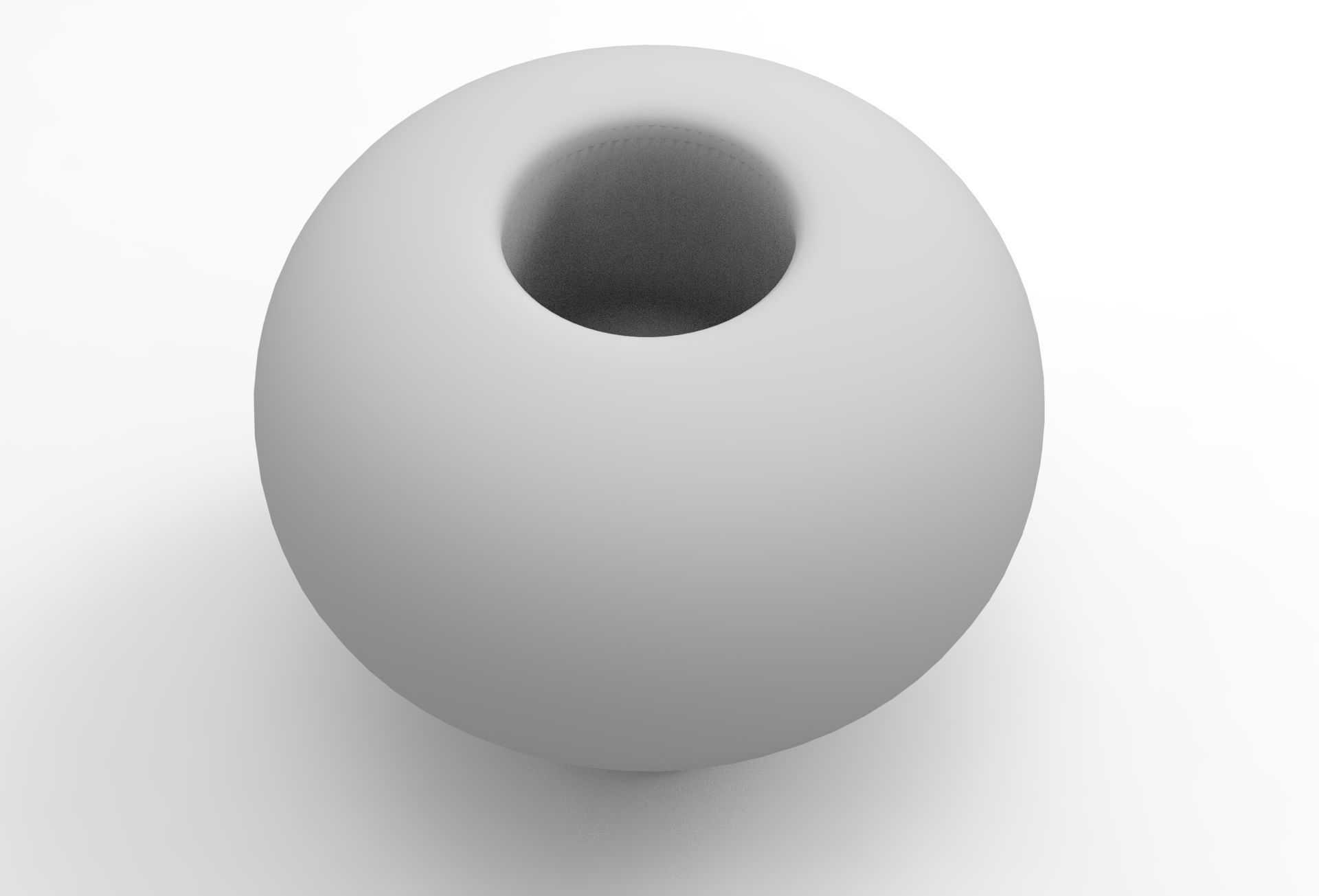 Ololo Plant Pot Low-poly 3D model_7