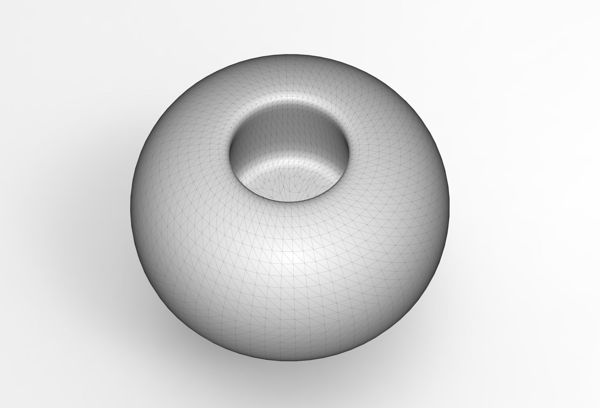 Ololo Plant Pot Low-poly 3D model_6