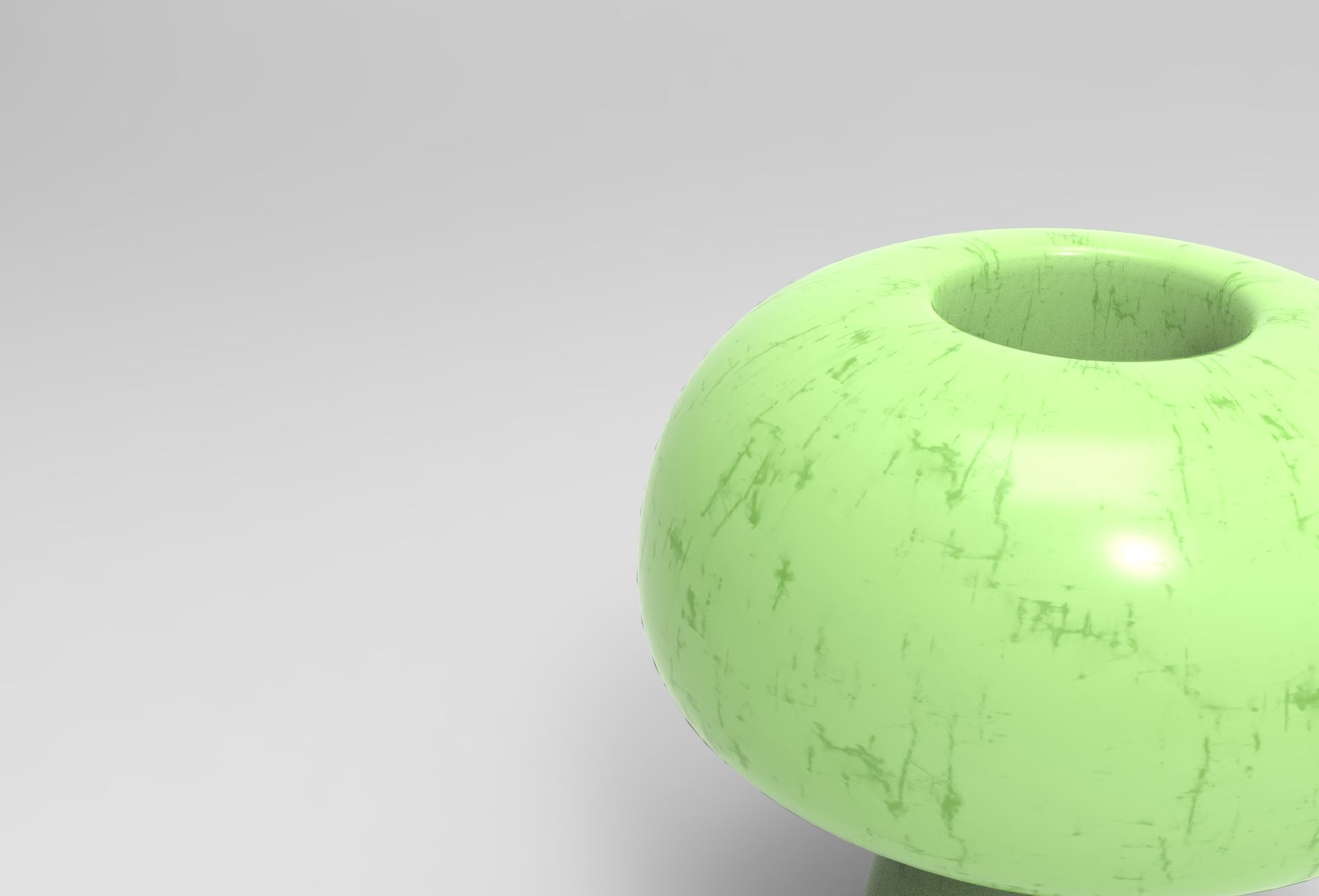 Ololo Plant Pot Low-poly 3D model_3