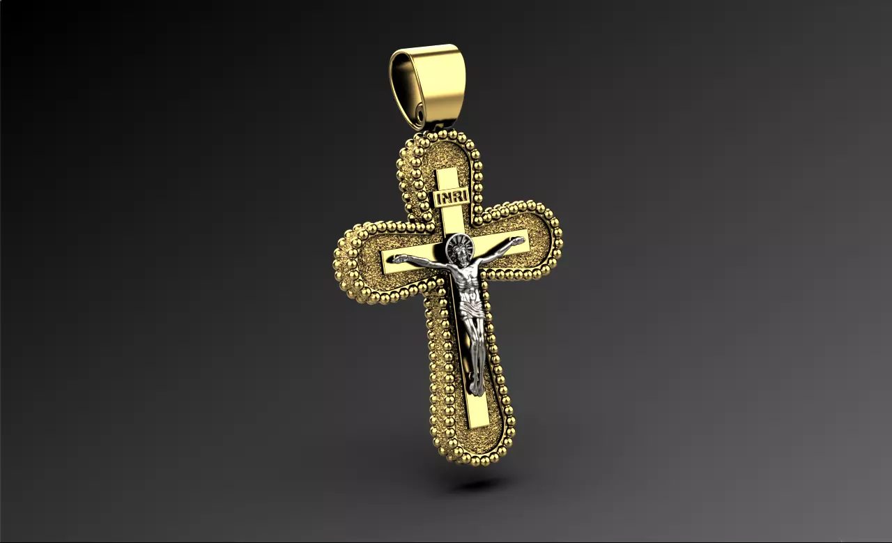 cross pendant 230125 3D print model