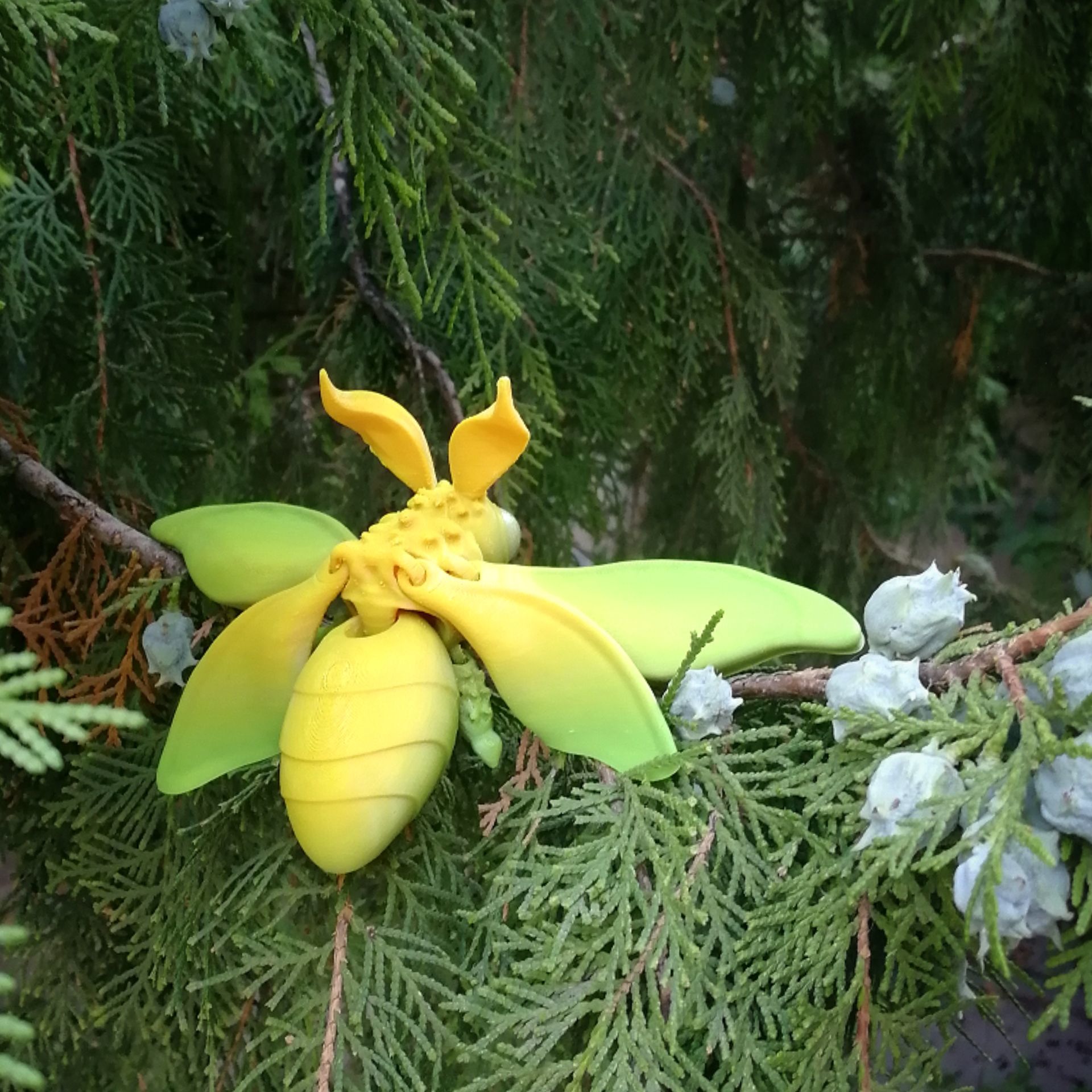 Realistic spongy moth 3D print model_8