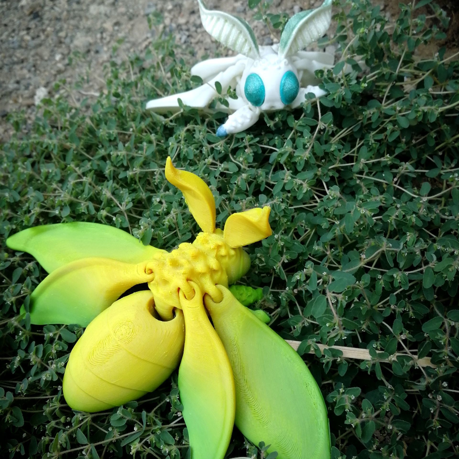 Realistic spongy moth 3D print model_9