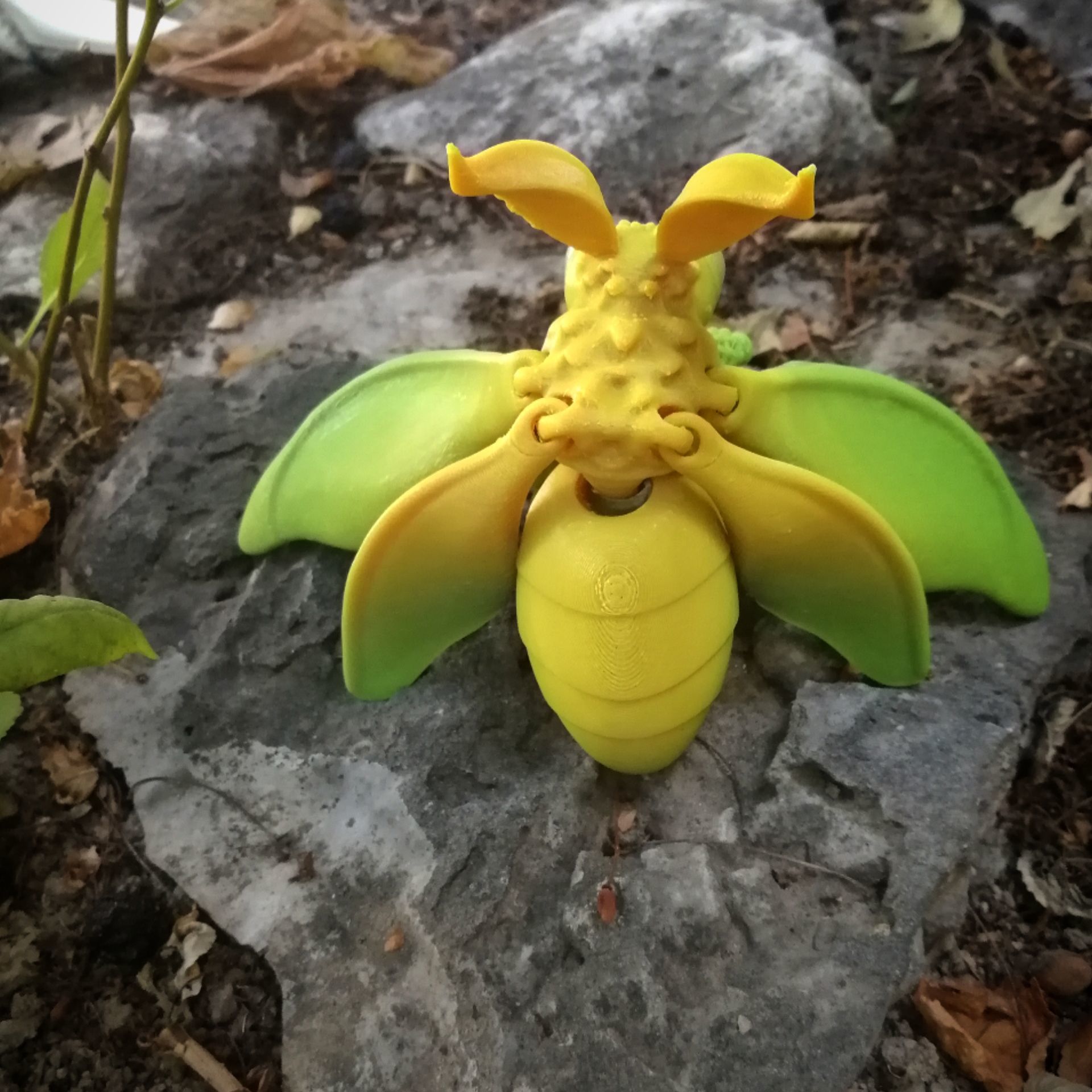 Realistic spongy moth 3D print model_15