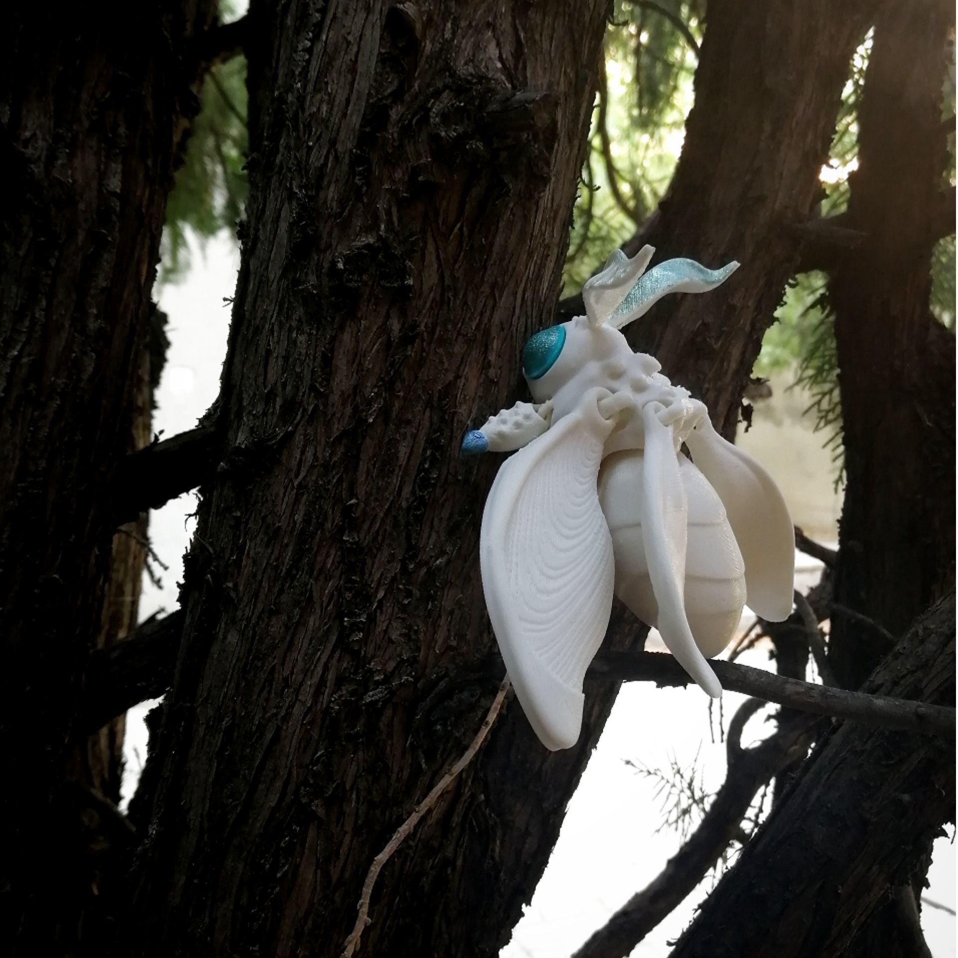 Realistic spongy moth 3D print model_11