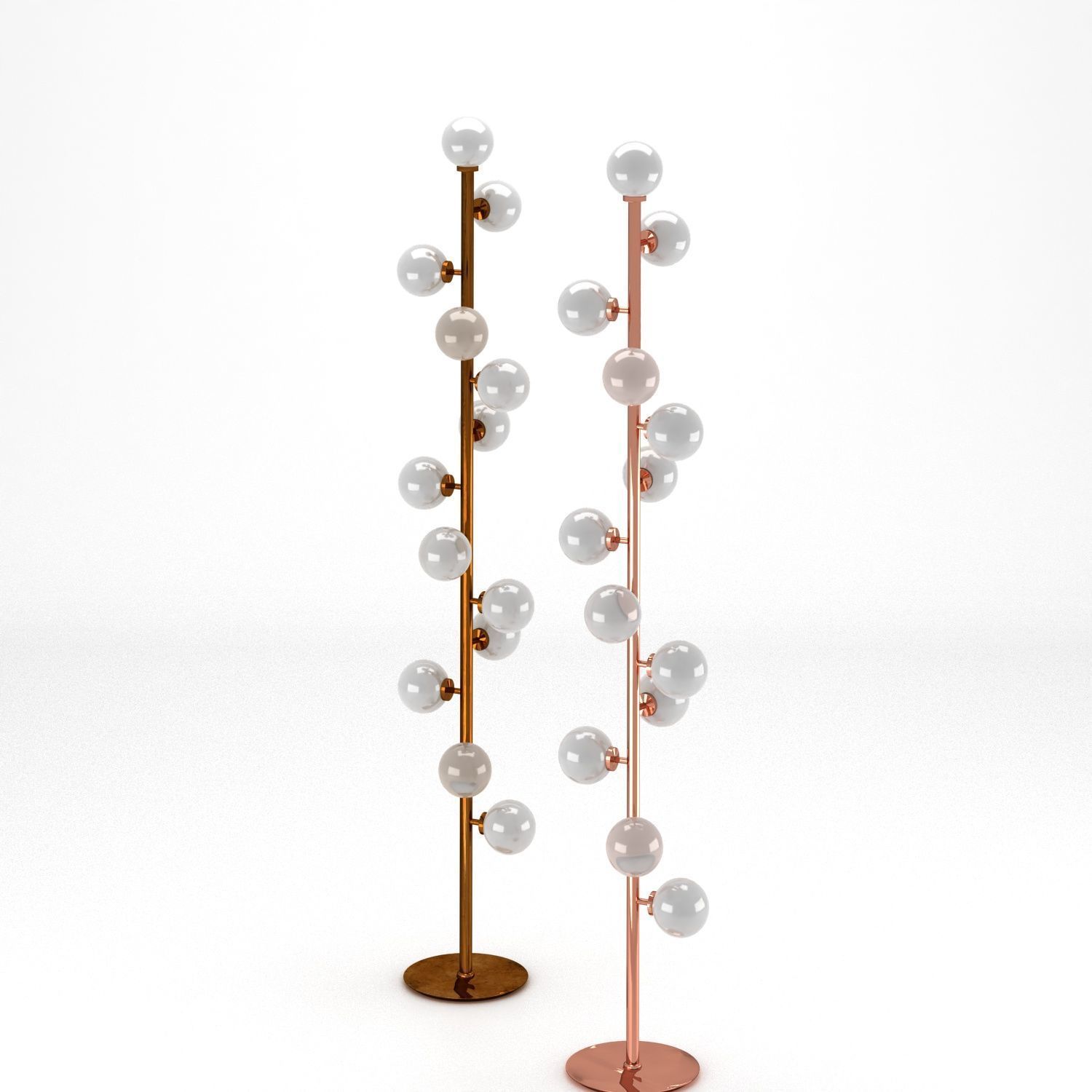 Floor Lamp For Living Room 3D model_2