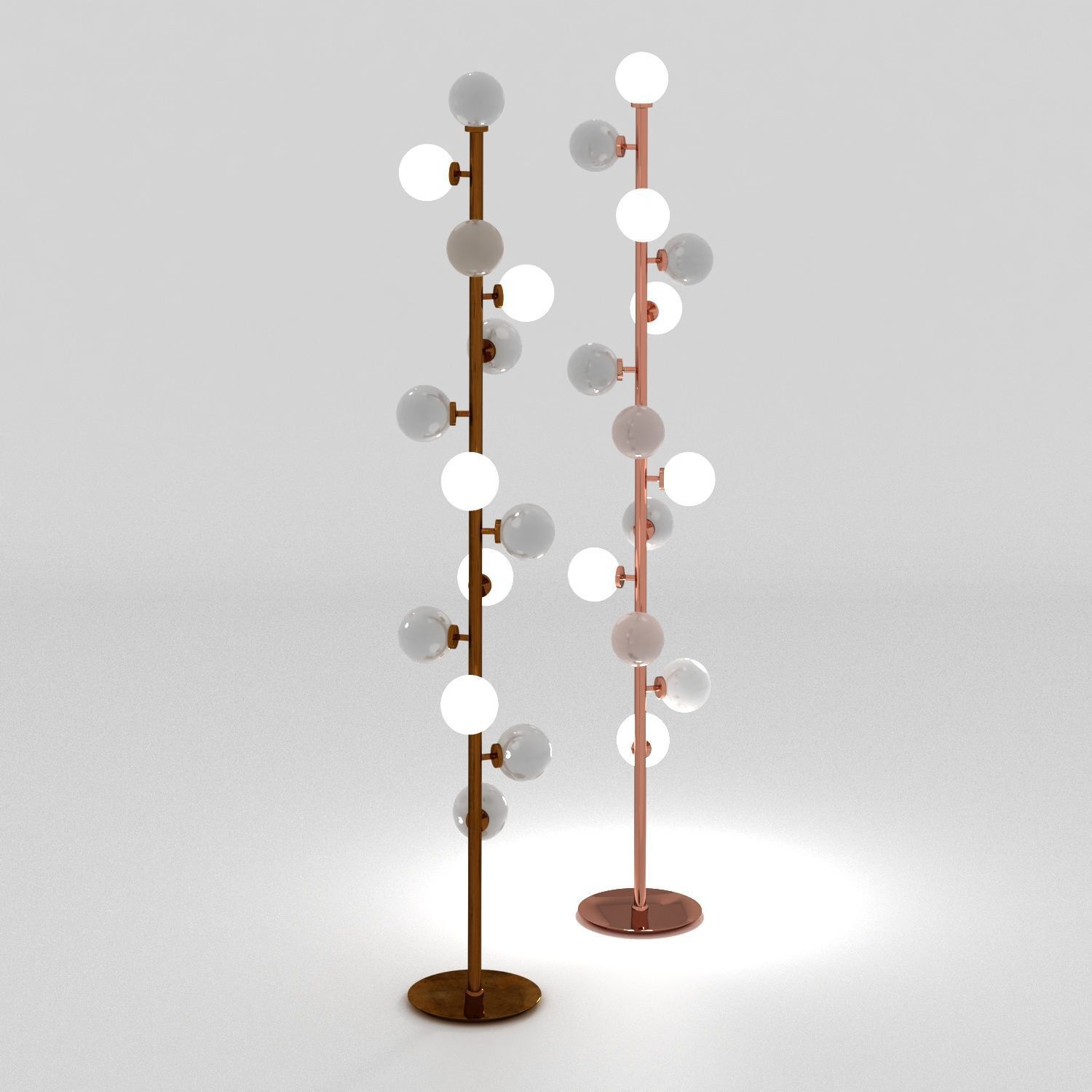 Floor Lamp For Living Room 3D model_3