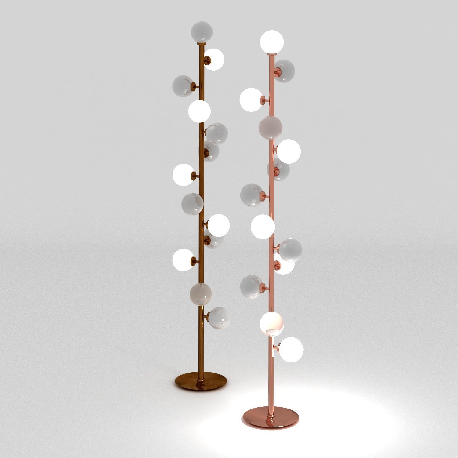 Floor Lamp For Living Room 3D model_5