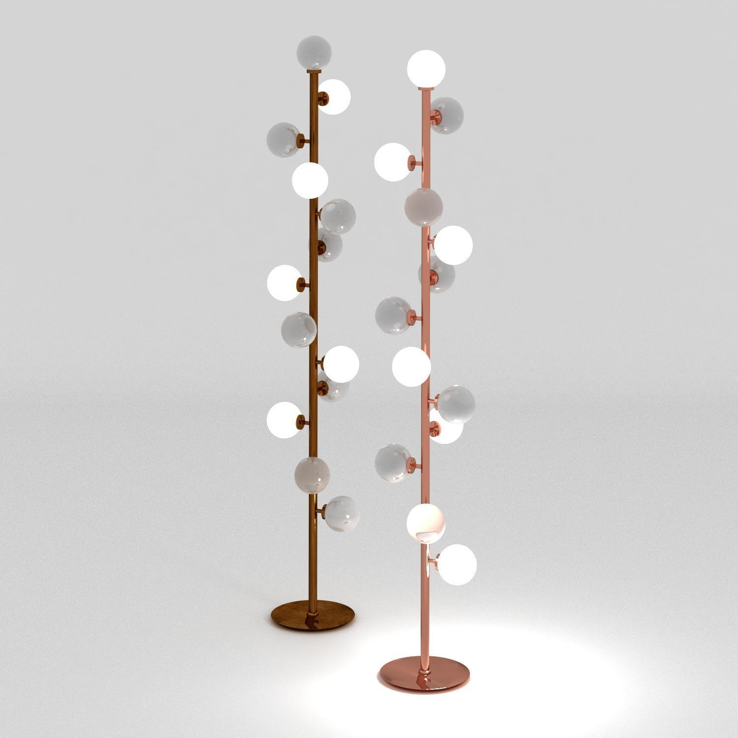 Floor Lamp For Living Room 3D model_4