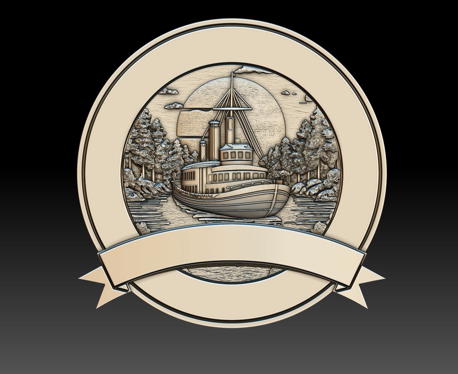 Bicentennial Seal 3D print model_1