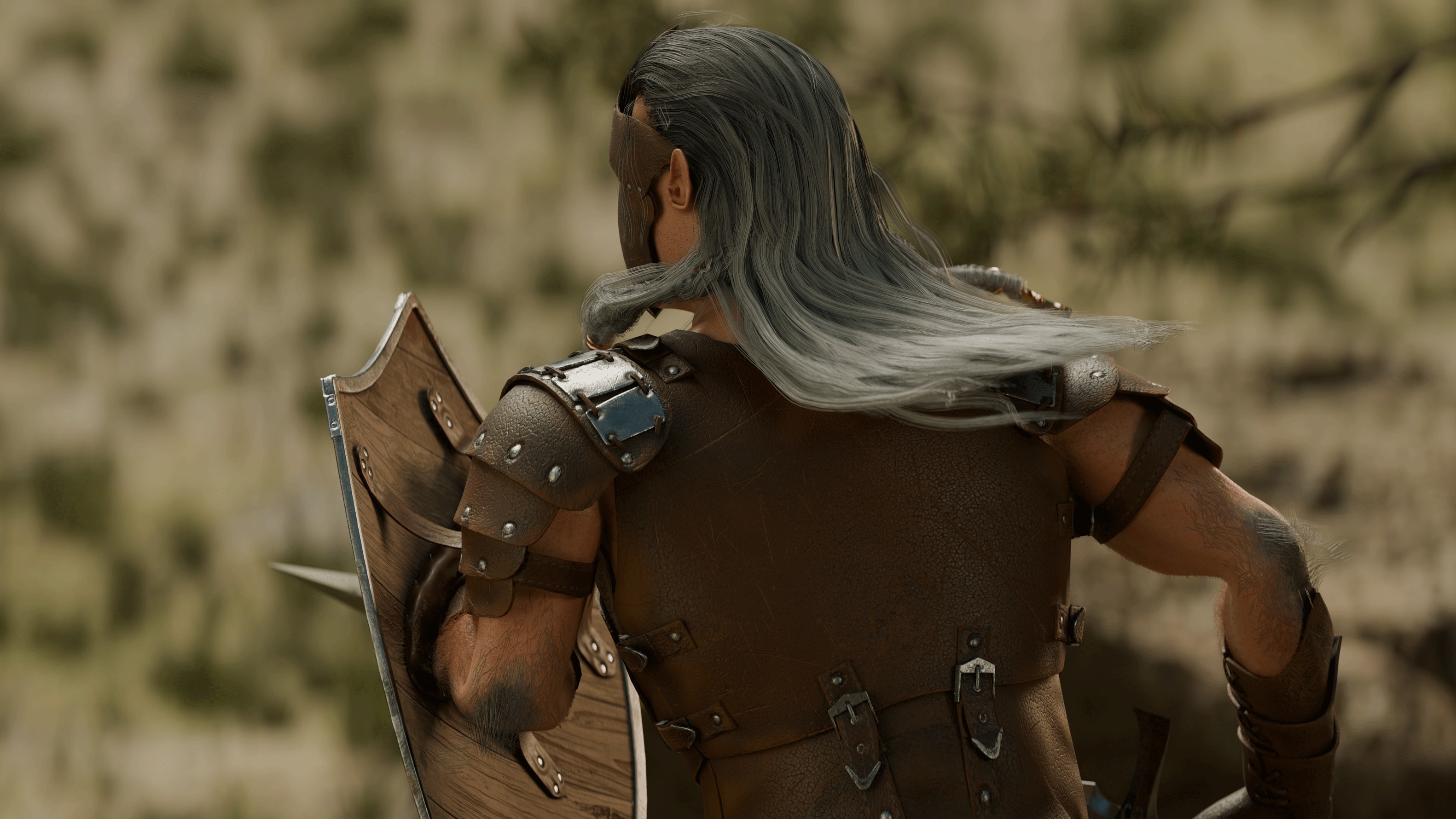 Cantaur Warrior-Warrior-Berserk-Centaur Low-poly 3D model_6
