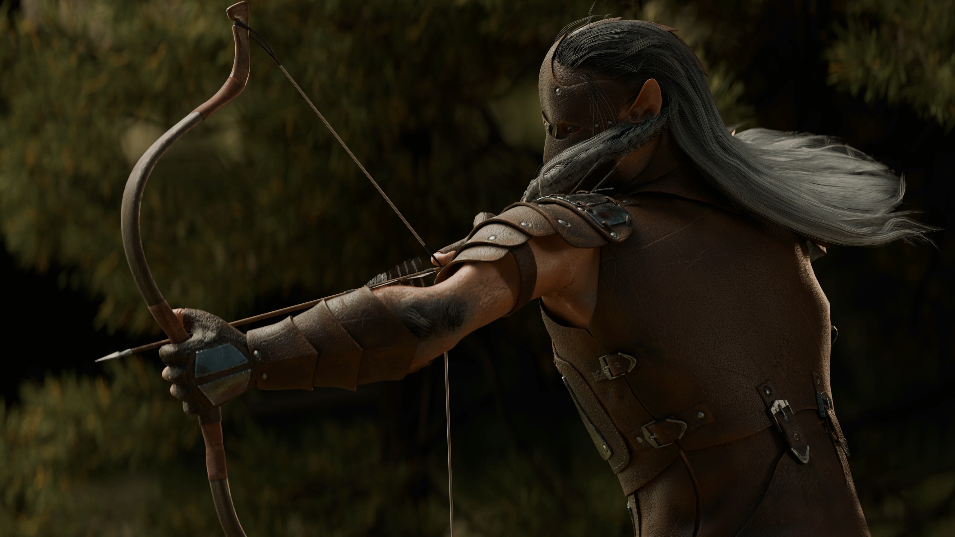Cantaur Warrior-Warrior-Berserk-Centaur Low-poly 3D model_3