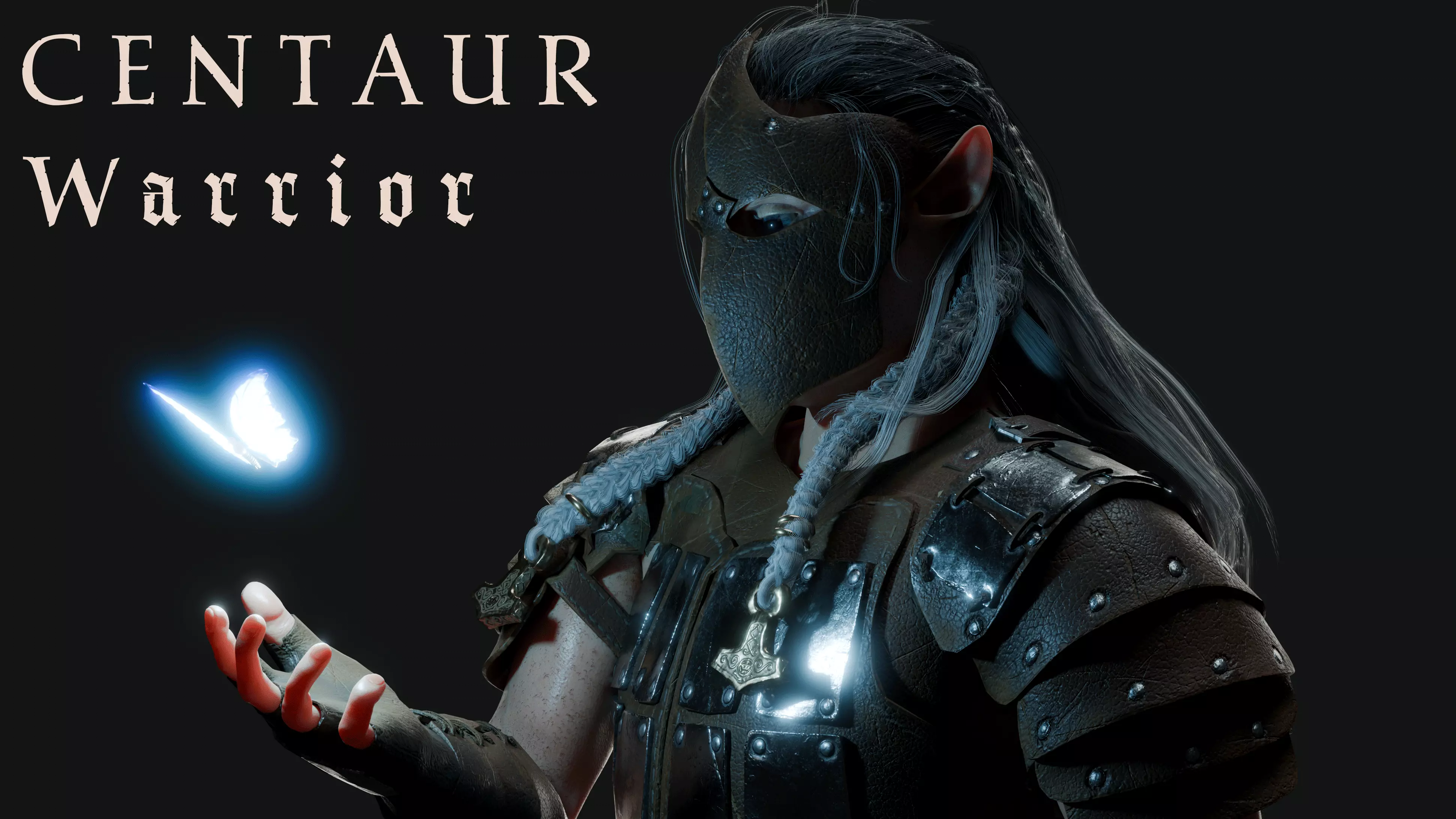 Cantaur Warrior-Warrior-Berserk-Centaur Low-poly 3D model_0