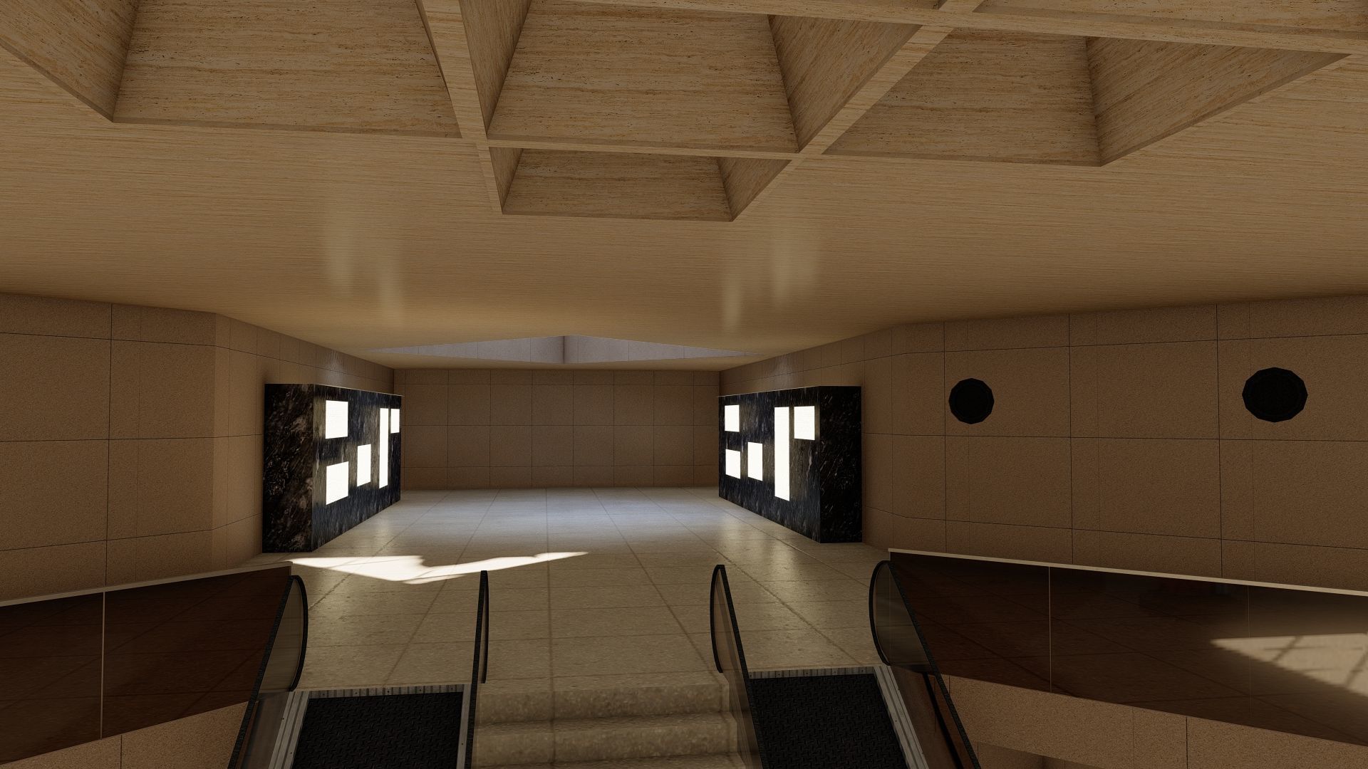 Louvre museum with interior 3D model_19