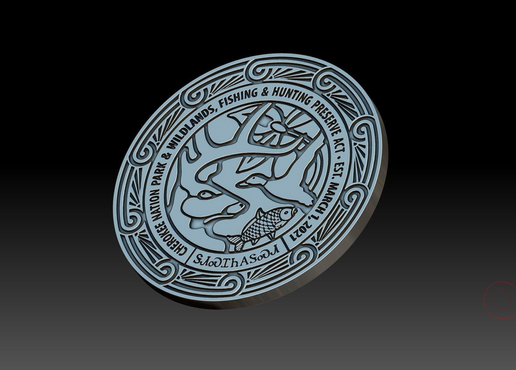 Cherokee Emblems 11 pcs 3D print model_24
