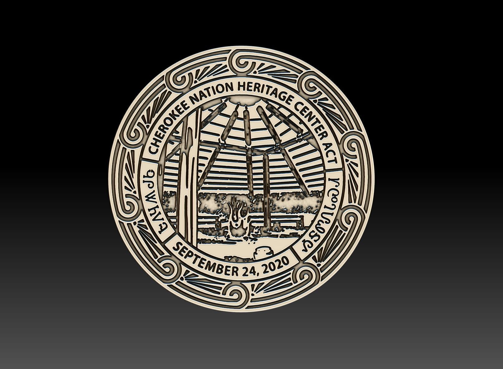 Cherokee Emblems 11 pcs 3D print model_29