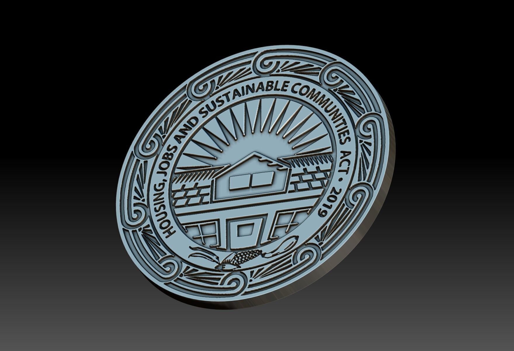 Cherokee Emblems 11 pcs 3D print model_28
