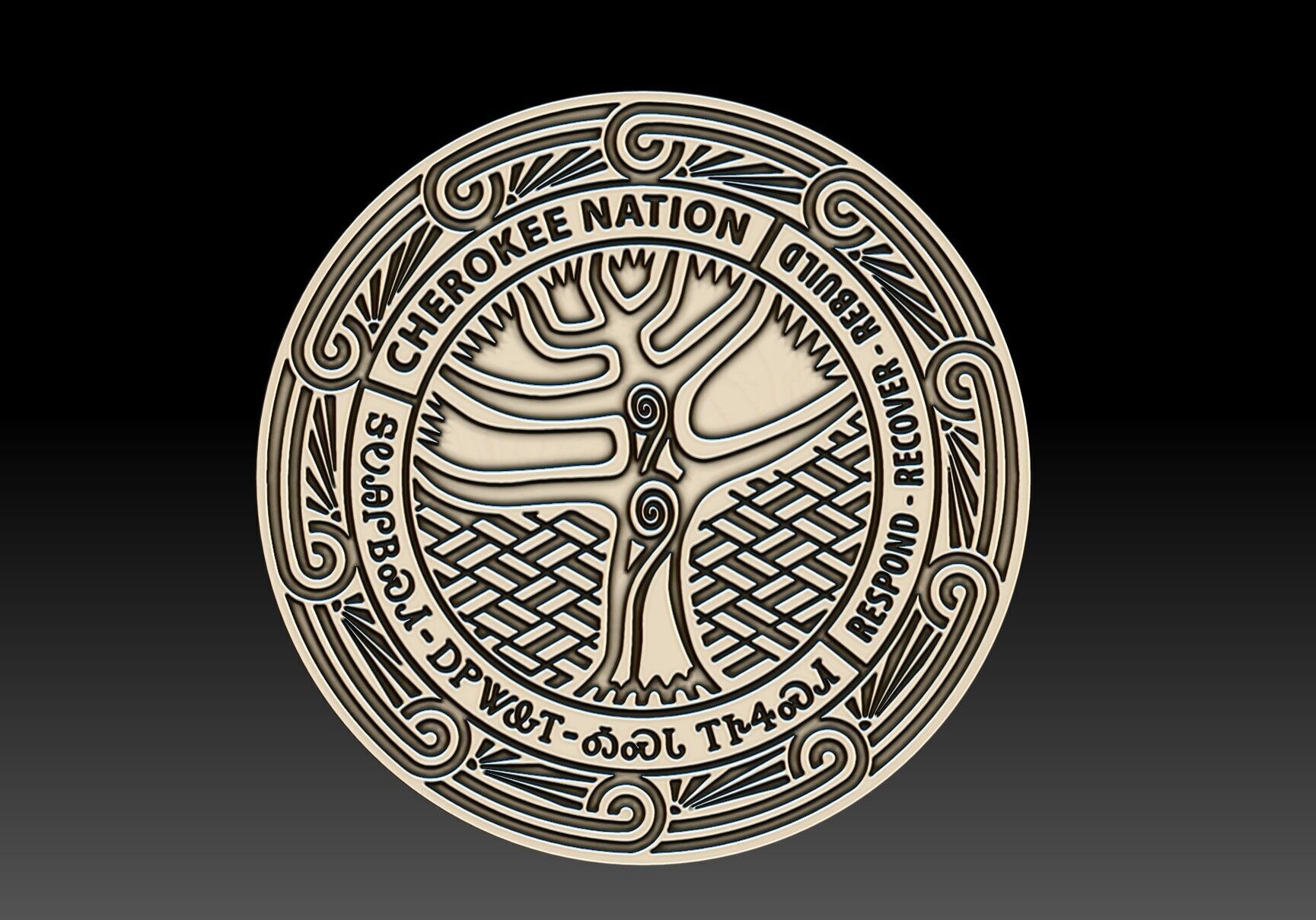 Cherokee Emblems 11 pcs 3D print model_16