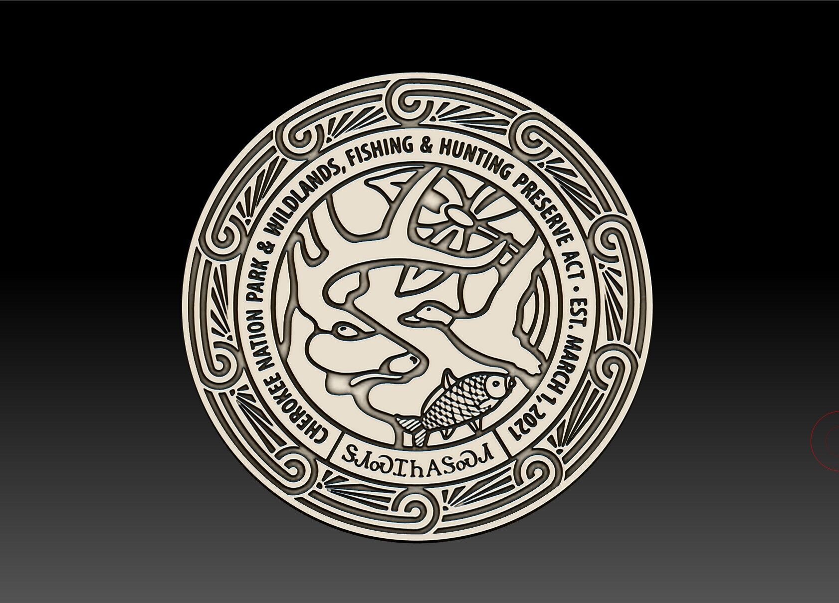 Cherokee Emblems 11 pcs 3D print model_23