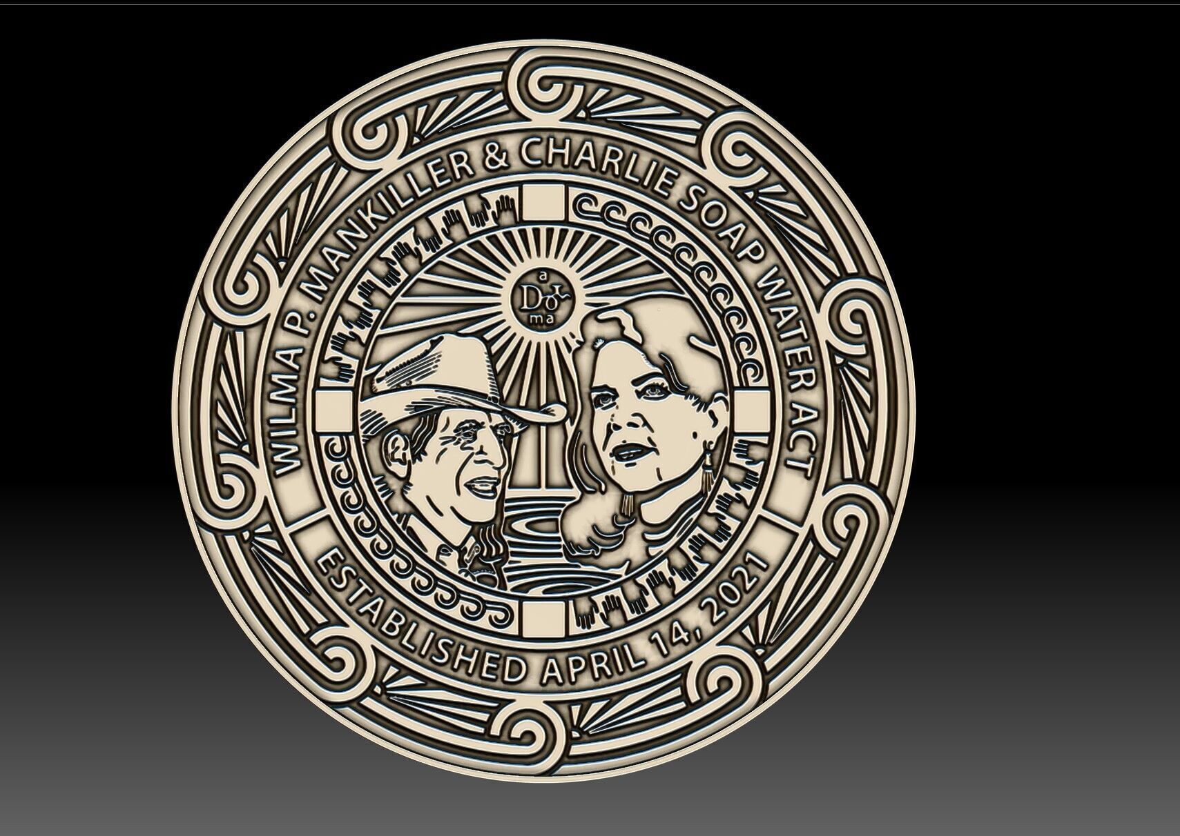 Cherokee Emblems 11 pcs 3D print model_33