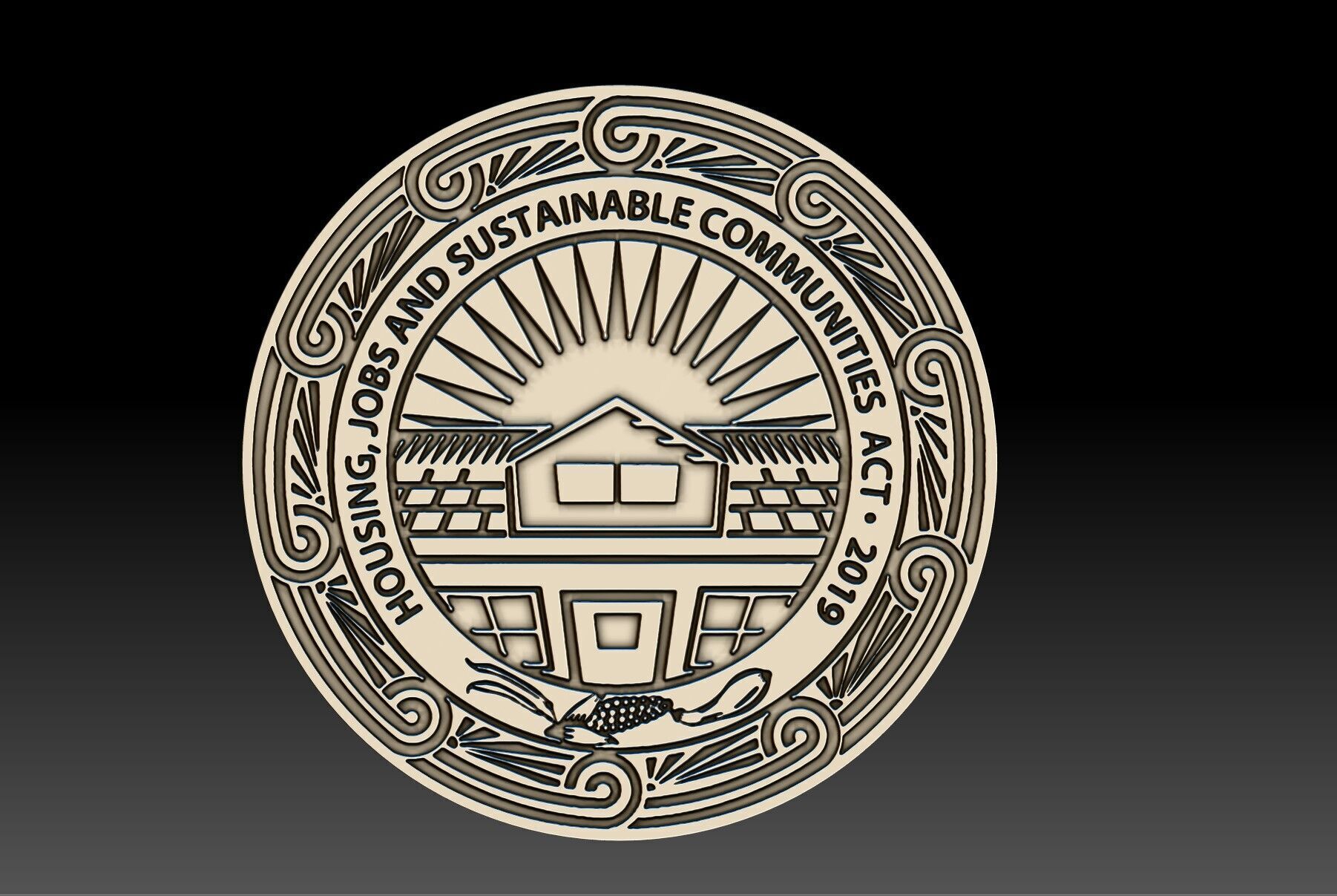 Cherokee Emblems 11 pcs 3D print model_15