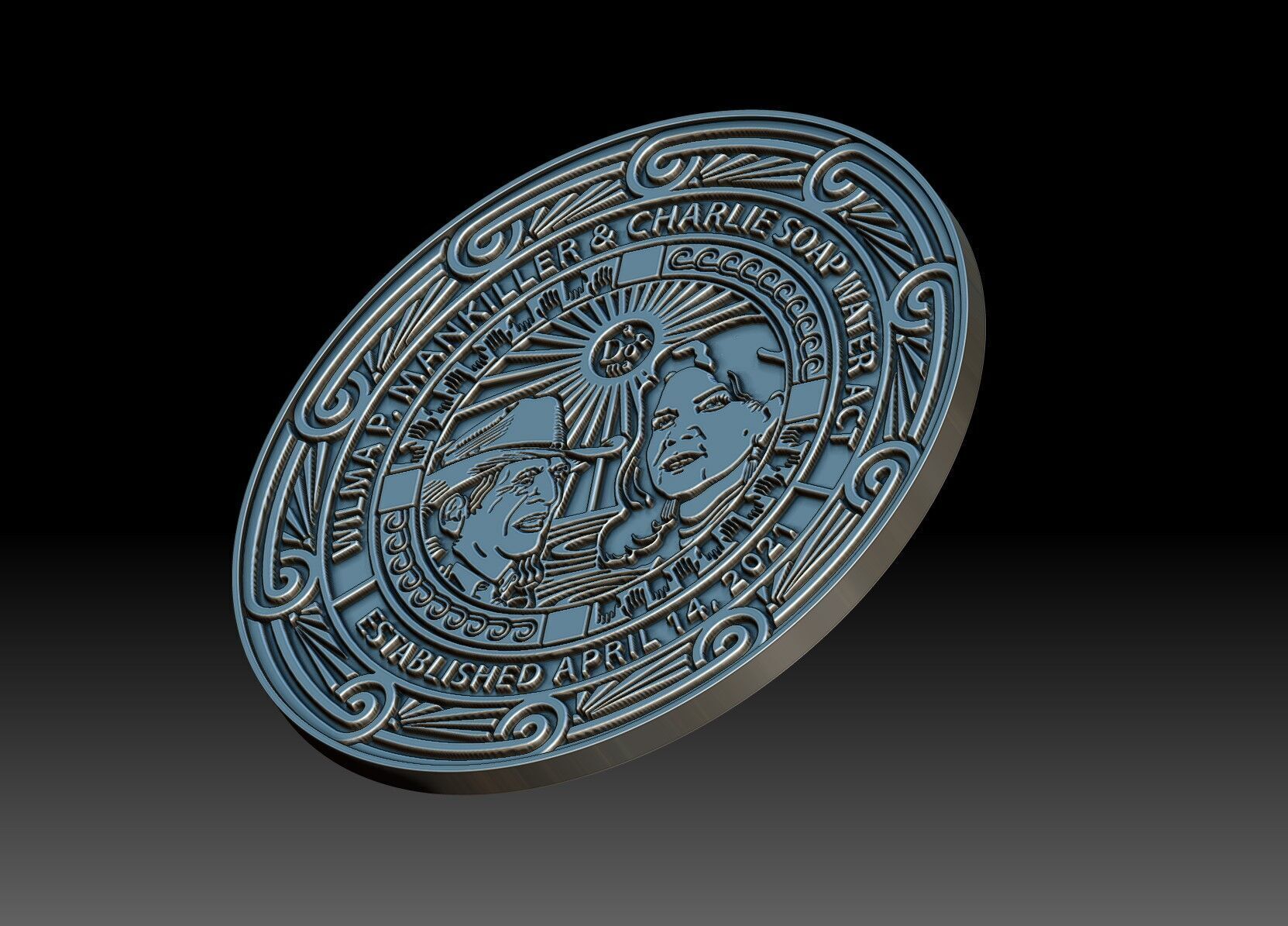 Cherokee Emblems 11 pcs 3D print model_32
