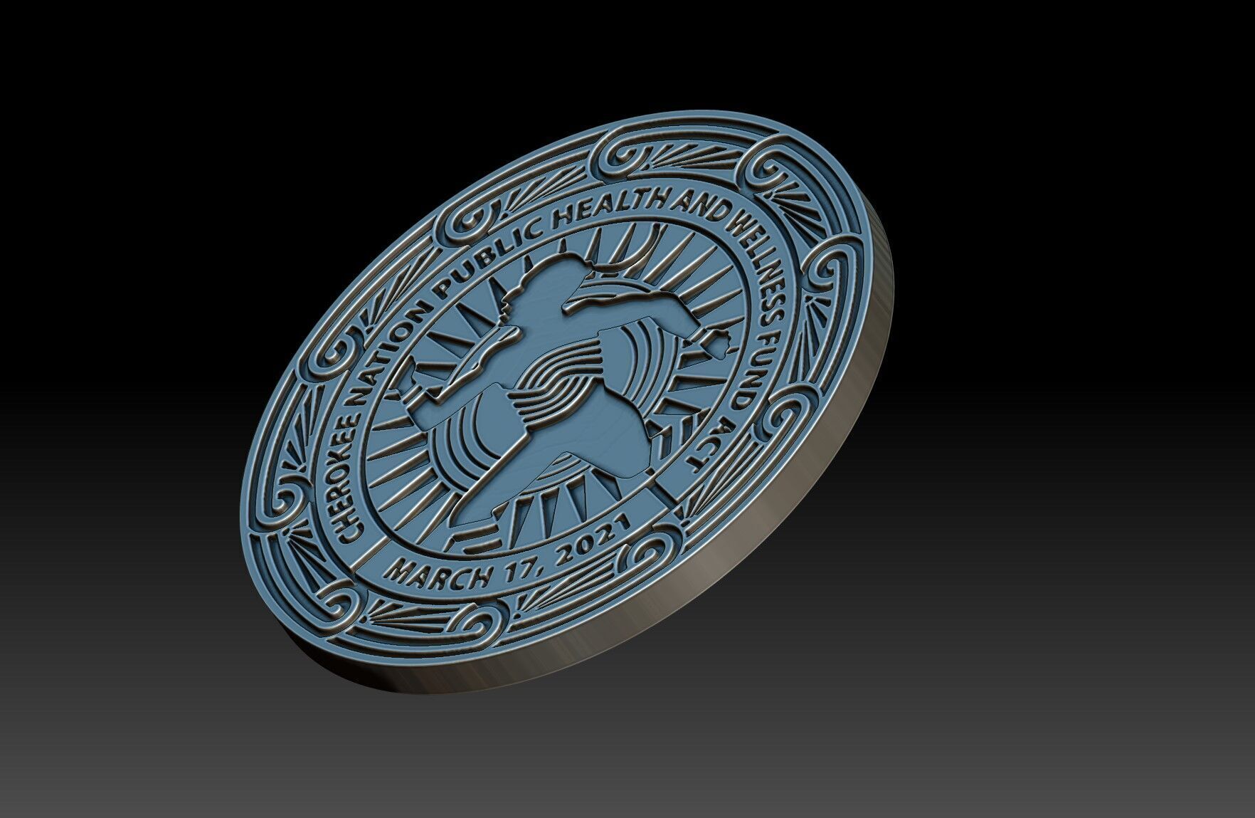 Cherokee Emblems 11 pcs 3D print model_18