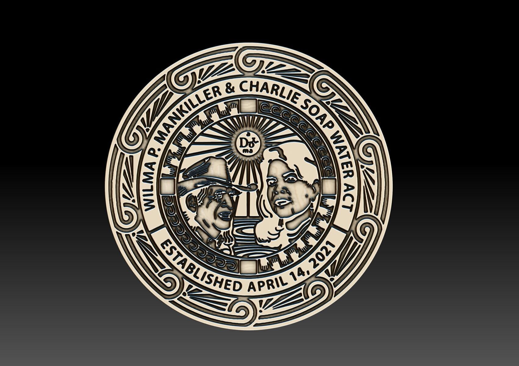 Cherokee Emblems 11 pcs 3D print model_25