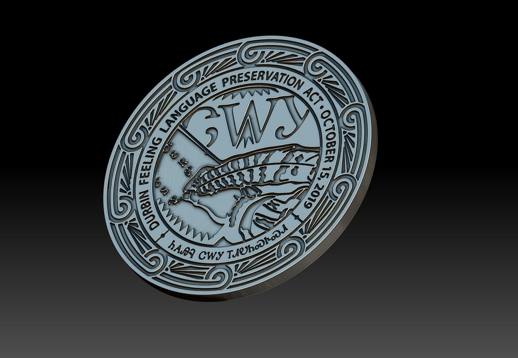 Cherokee Emblems 11 pcs 3D print model_19