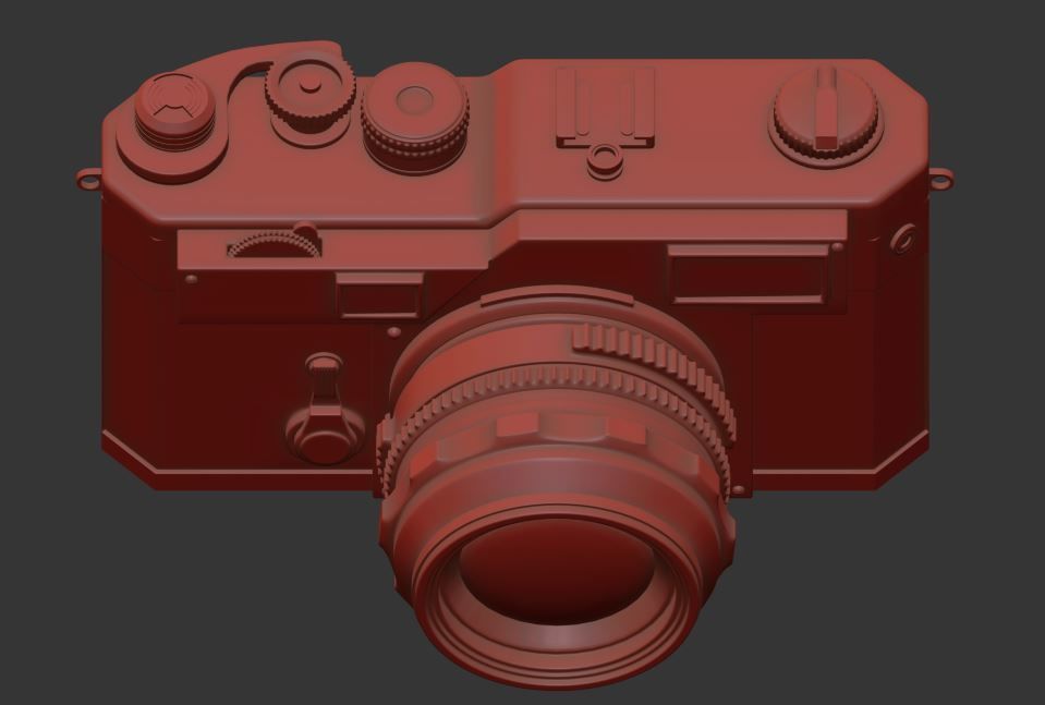 Camera Nikon S3 2000 3D model_7