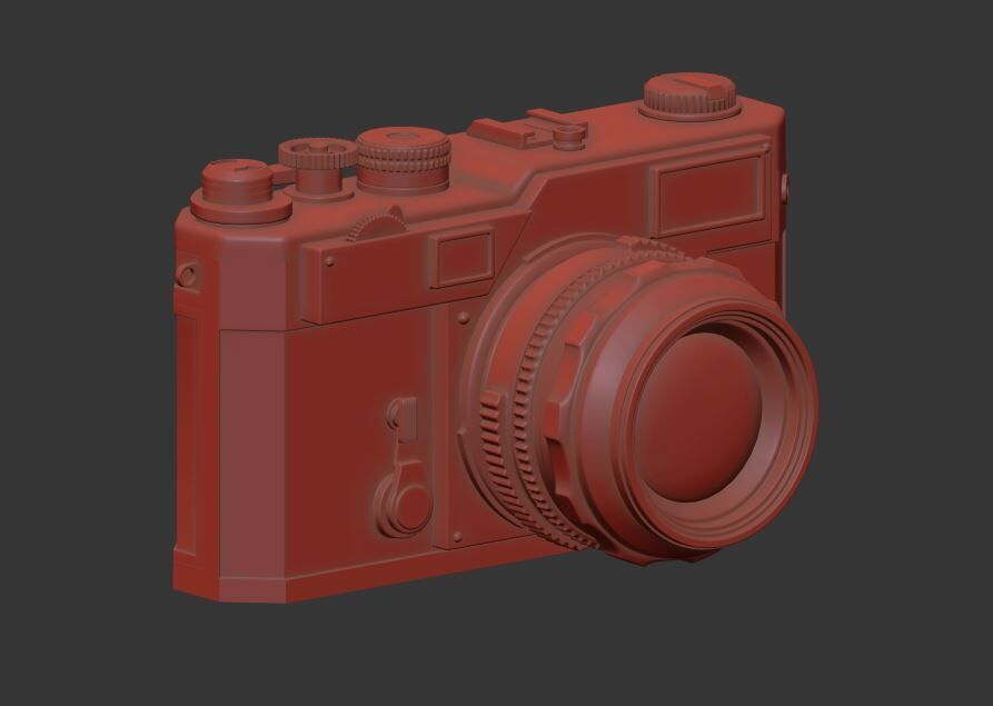 Camera Nikon S3 2000 3D model_5