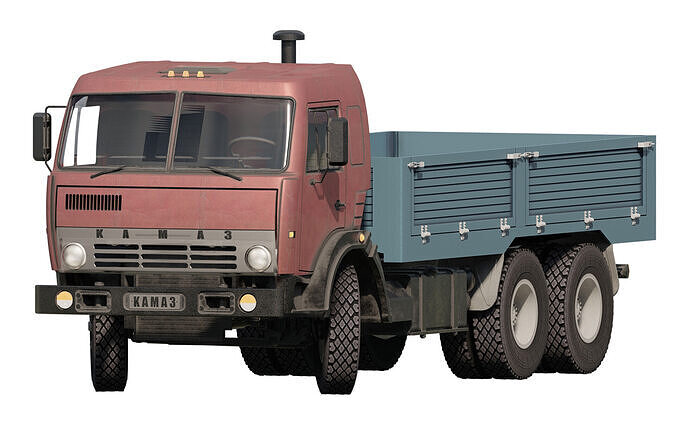 Kamaz truck 3D model