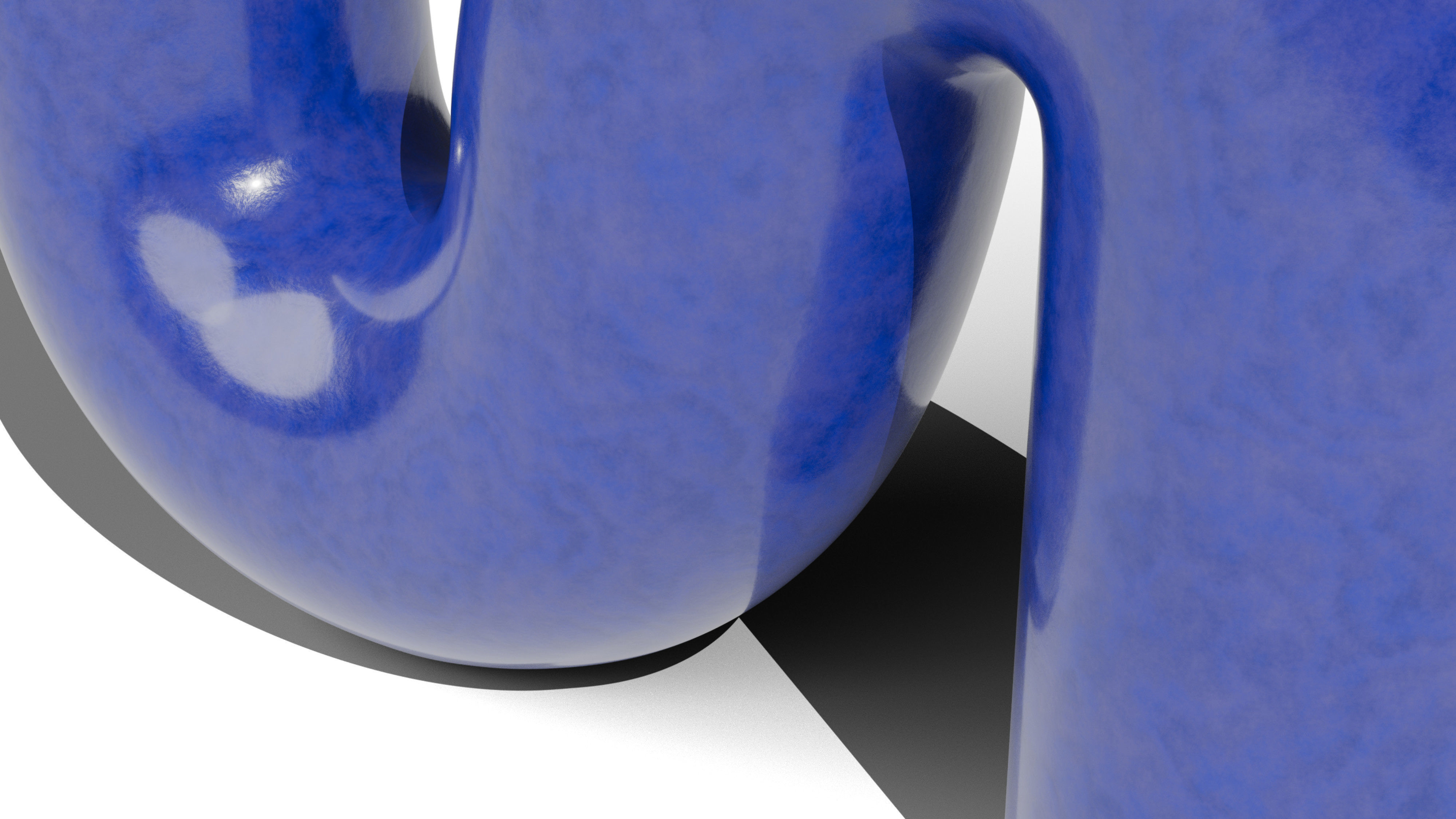 Simple tube vase S Low-poly 3D model_4